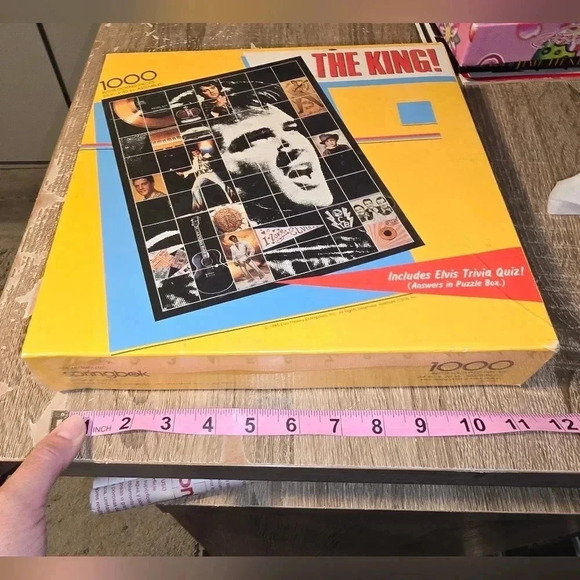 New Old Stock NOS Vintage Elvis Puzzle Factory Sealed Springbok 1000 Piece - Picture 6 of 8